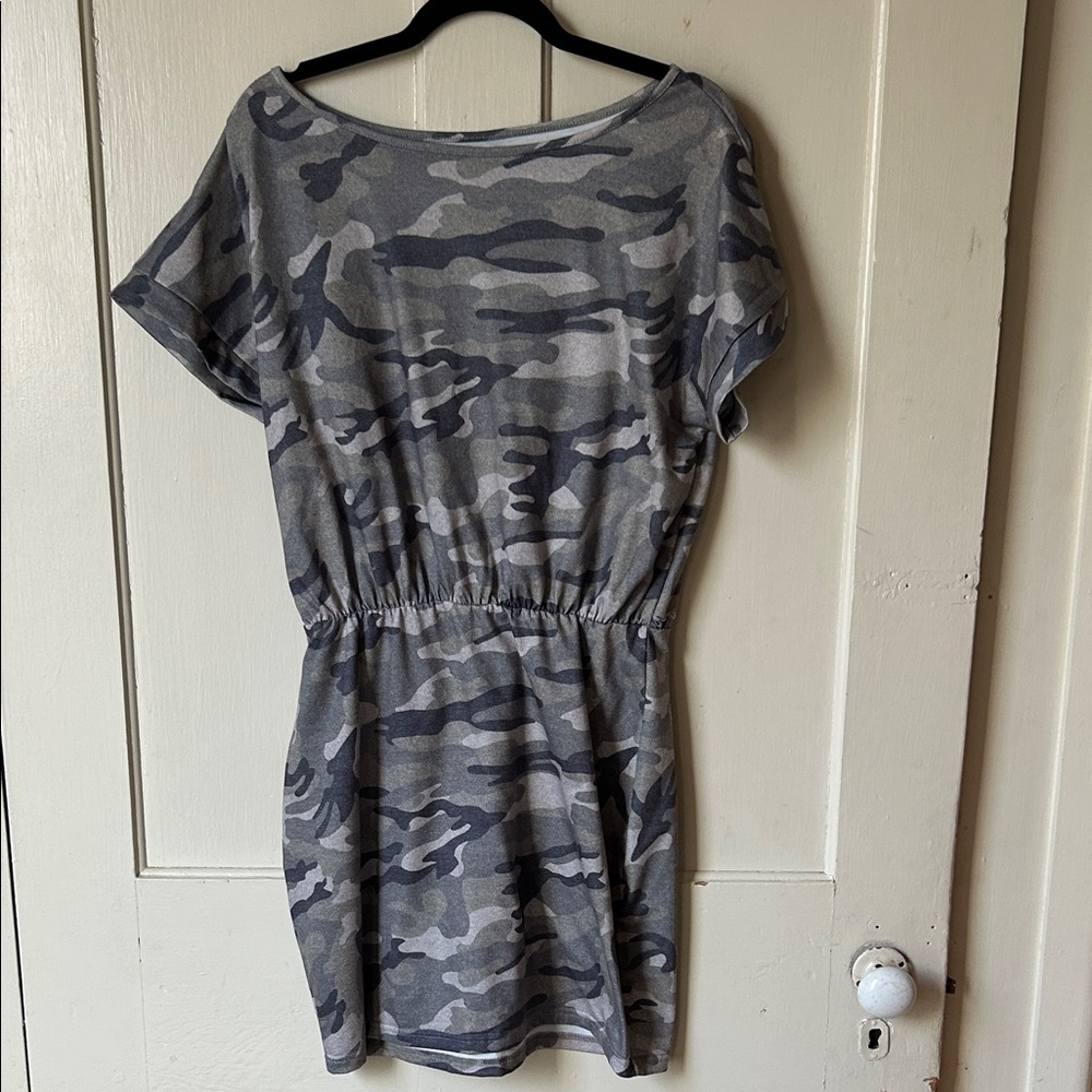Gray Camouflage Dress